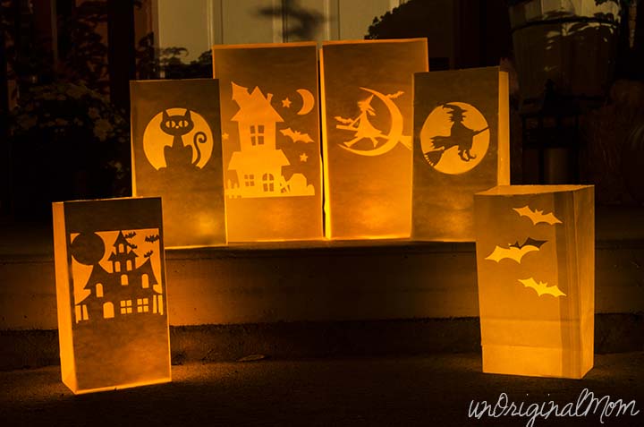 Halloween Paper Bag Luminaries