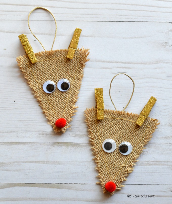 Burlap Reindeers