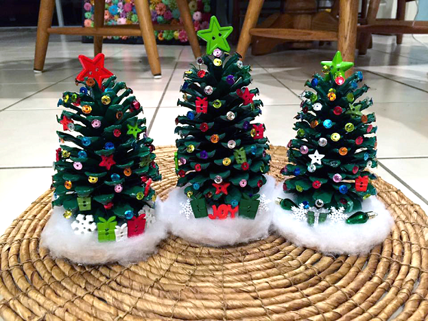 Pinecone Christmas Trees