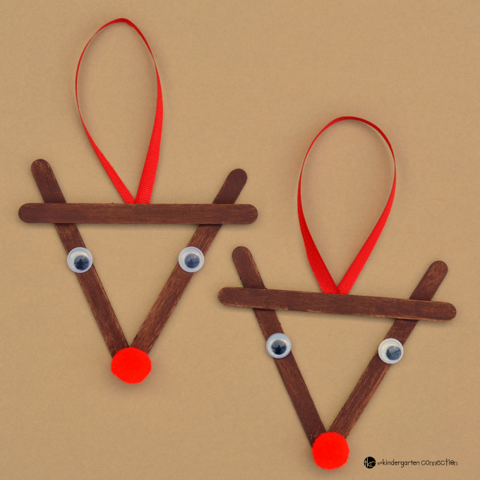 Popsicle Stick Reindeers