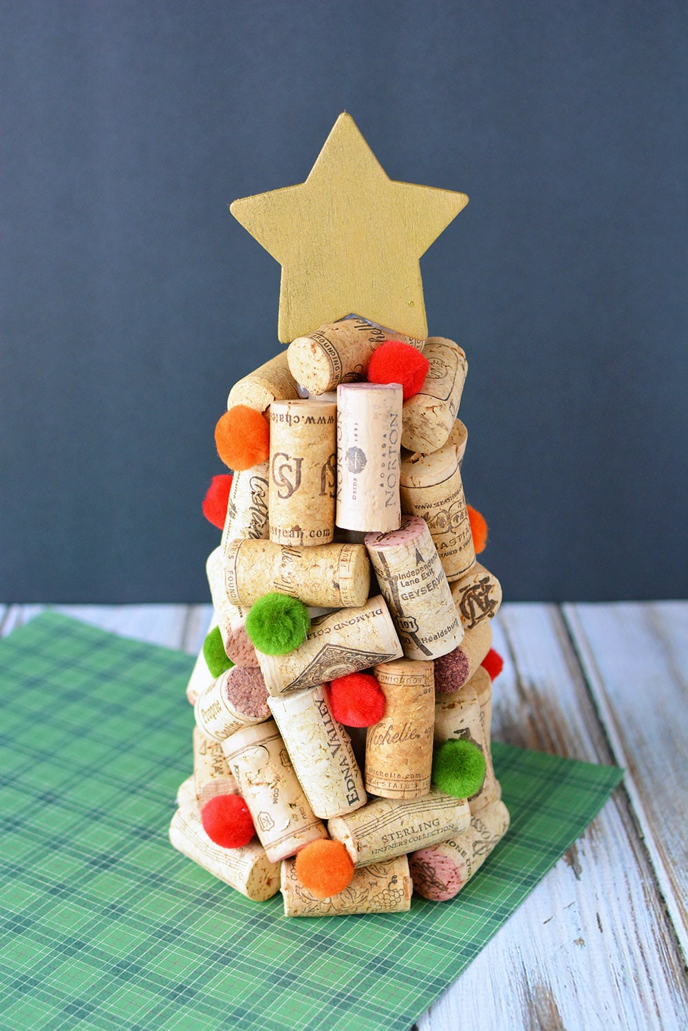 Wine Cork Christmas Tree