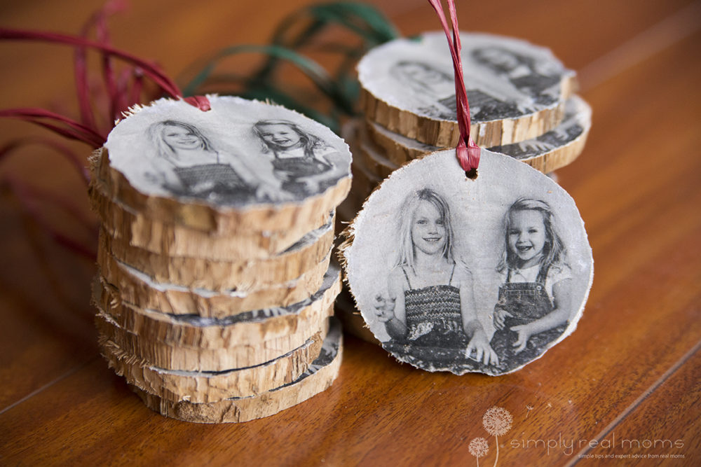 Wooden Christmas Photo Ornaments