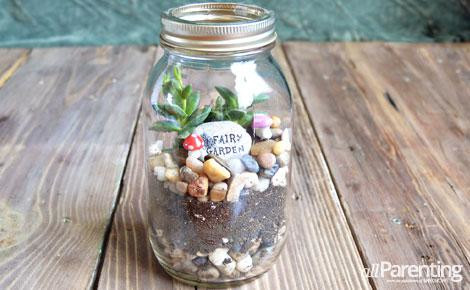 mason jar terrarium