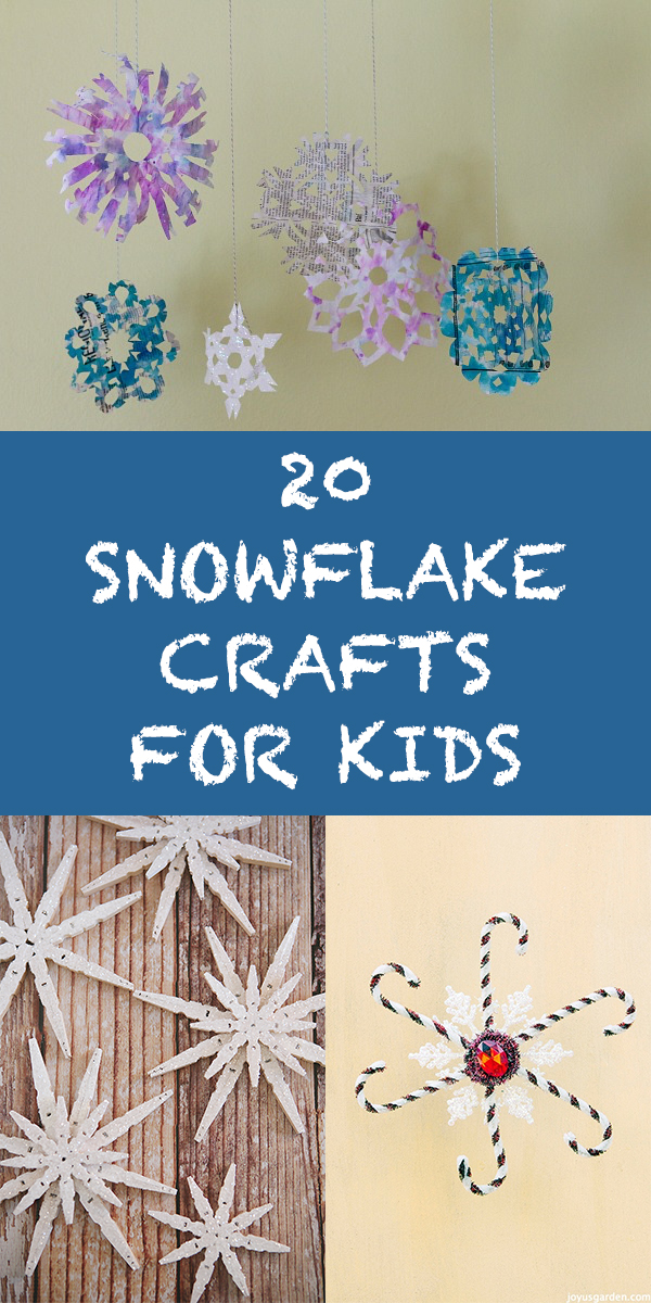 25 Snowflake Arts and Crafts for Kids – The Pinterested Parent