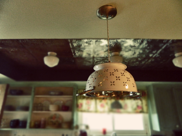 Colander Light Fixture