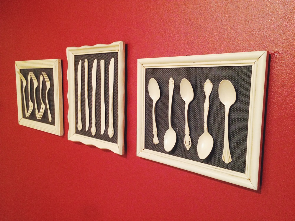 silverware kitchen art