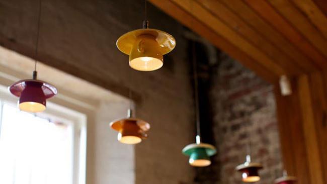 upside-down teacup lights