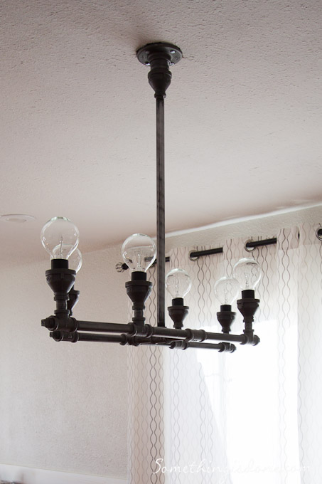 Steel Pipe Light Fixture