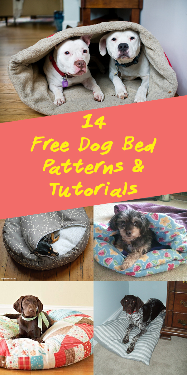 Homemade dog bed sales patterns