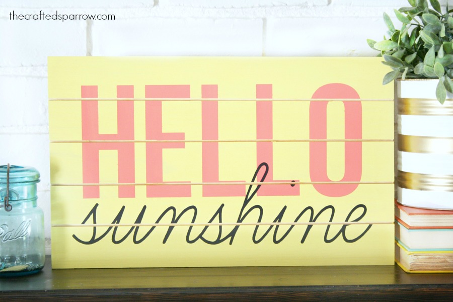 Slatted Summer Sign