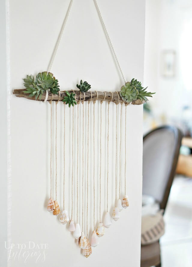 Modern Seashell Wall Hanging