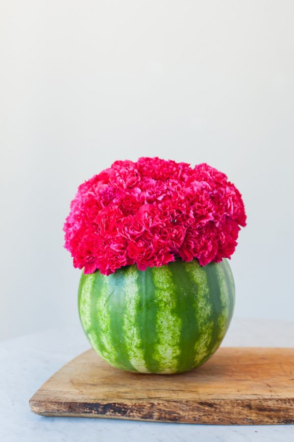 Watermelon Flower Centerpiece